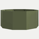 Plantekasse Oliven grøn 120 x 120 x 50 cm Stål