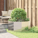 Plantekasse Sølv 120 x 120 x 50 cm Rustfrit stål