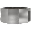 Plantekasse Sølv 120 x 120 x 50 cm Rustfrit stål