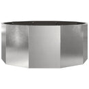 Plantekasse Sølv 120 x 120 x 50 cm Rustfrit stål