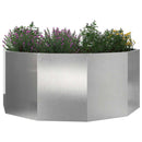 Plantekasse Sølv 120 x 120 x 50 cm Rustfrit stål