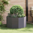 Plantekasse Sort 90 x 90 x 50 cm Stål