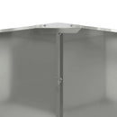 Plantekasse Sølv 90 x 90 x 50 cm Galvaniseret stål
