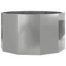 Plantekasse Sølv 90 x 90 x 50 cm Galvaniseret stål