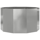 Plantekasse Sølv 90 x 90 x 50 cm Galvaniseret stål
