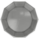 Plantekasse Sølv 90 x 90 x 50 cm Galvaniseret stål