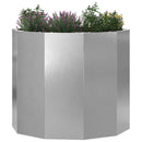 Plantekasse Sølv 60 x 60 x 50 cm Rustfrit stål