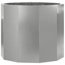 Plantekasse Sølv 60 x 60 x 50 cm Galvaniseret stål