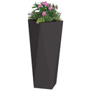 Plantekasse Sort 30 x 30 x 75 cm Stål