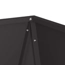 Plantekasse 2 pcs Sort 30 x 30 x 75 cm Stål