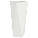 Plantekasse 2 pcs Hvid 30 x 30 x 75 cm Stål
