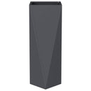 Plantekasse 2 pcs Antracit 30 x 30 x 75 cm Stål
