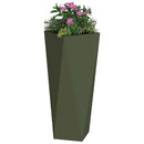 Plantekasse Oliven grøn 30 x 30 x 75 cm Stål