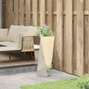 Plantekasse Sølv 30 x 30 x 75 cm Rustfrit stål - Xlshop.dk