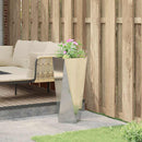 Plantekasse Sølv 30 x 30 x 75 cm Galvaniseret stål - Xlshop.dk