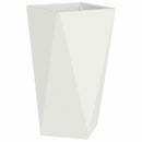 Plantekasse 2 pcs Hvid 40 x 40 x 75 cm Stål
