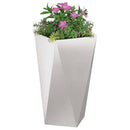 Plantekasse 2 stk. Sølv 40 x 40 x 75 cm Rustfrit stål - Xlshop.dk