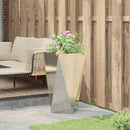 Plantekasse Sølv 40 x 40 x 75 cm Galvaniseret stål - Xlshop.dk