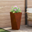Plantekasse 2 pcs Rusten 40 x 40 x 75 cm Cortenstål
