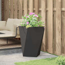 Plantekasse Sort 50 x 50 x 75 cm Stål