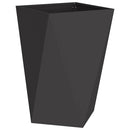 Plantekasse 2 pcs Sort 50 x 50 x 75 cm Stål