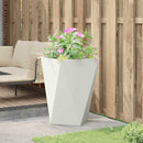 Plantekasse Hvid 50 x 50 x 75 cm Stål