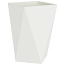 Plantekasse 2 pcs Hvid 50 x 50 x 75 cm Stål