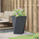 Plantekasse Antracit 50 x 50 x 75 cm Stål