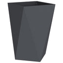 Plantekasse 2 pcs Antracit 50 x 50 x 75 cm Stål