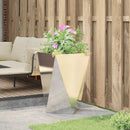 Plantekasse Sølv 50 x 50 x 75 cm Rustfrit stål - Xlshop.dk