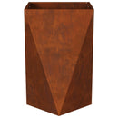 Plantekasse Rusten 50 x 50 x 75 cm Cortenstål