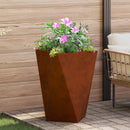 Plantekasse 2 pcs Rusten 50 x 50 x 75 cm Cortenstål