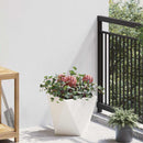 Plantekasse 2 pcs Hvid 30 x 30 x 30 cm Stål