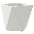 Plantekasse 2 pcs Hvid 30 x 30 x 30 cm Stål