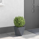 Plantekasse Antracit 30 x 30 x 30 cm Stål