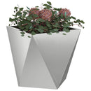Plantekasse Sølv 30 x 30 x 30 cm Galvaniseret stål - Xlshop.dk