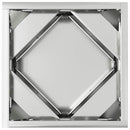 Plantekasse 2 stk. Sølv 30 x 30 x 30 cm Galvaniseret stål - Xlshop.dk