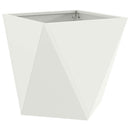 Plantekasse Hvid 40 x 40 x 40 cm Stål