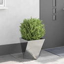 Plantekasse Sølv 40 x 40 x 40 cm Rustfrit stål - Xlshop.dk