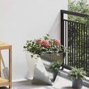 Plantekasse Sølv 40 x 40 x 40 cm Galvaniseret stål - Xlshop.dk