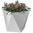 Plantekasse Sølv 40 x 40 x 40 cm Galvaniseret stål - Xlshop.dk