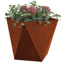 Plantekasse 2 pcs Rusten 40 x 40 x 40 cm Cortenstål