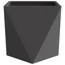 Plantekasse 2 pcs Sort 50 x 50 x 50 cm Stål