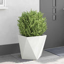Plantekasse Hvid 50 x 50 x 50 cm Stål