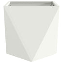 Plantekasse Hvid 50 x 50 x 50 cm Stål