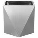 Plantekasse Sølv 50 x 50 x 50 cm Galvaniseret stål - Xlshop.dk