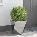 Plantekasse 2 stk. Sølv 50 x 50 x 50 cm Galvaniseret stål - Xlshop.dk