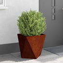Plantekasse 2 pcs Rusten 50 x 50 x 50 cm Cortenstål