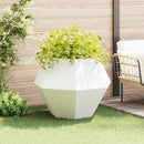 Plantekasse Hvid 100 x 100 x 80 cm Stål