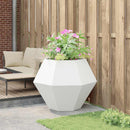 Plantekasse Hvid 100 x 100 x 80 cm Stål